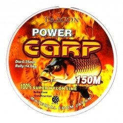 Волосінь для риболовлі, DrAGON Power Carp мультиколор, 150м, перетин 0,35мм
